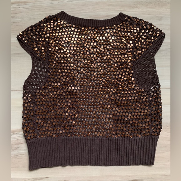 Little Brown Sparkle Shrug - Picture 4 of 16